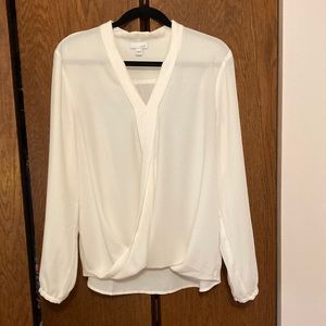 JJill Cream Blouse L